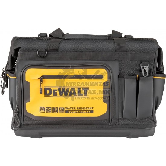 BOLSA DE HERRAMIENTAS PROFESIONALES CON ORGANIZACION, RESISTENTE AL AGUA 20PULG DEWALT DWST560104