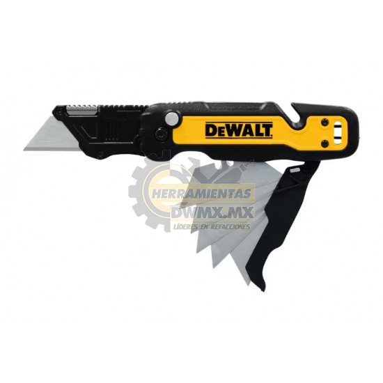 NAVAJA MULTIUSOS PLEGABLE Y ALMACENAMIENTO DE HOJAS DEWALT DWHT10992      