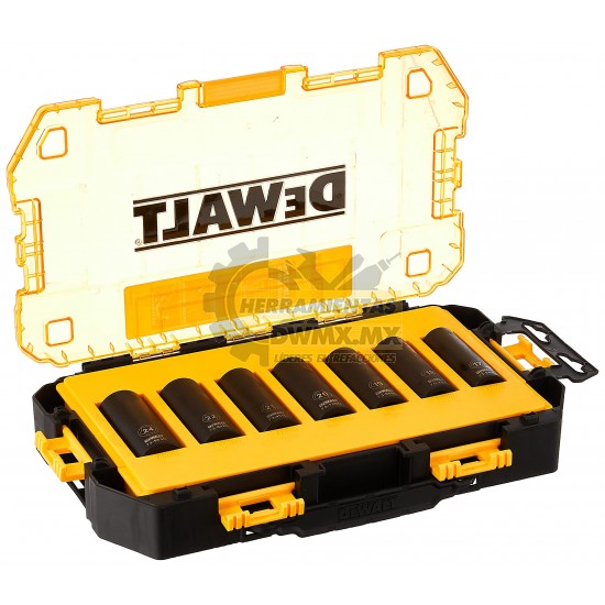 JUEGO DE DADOS DE IMPACTO 7 PZS DEWALT DWMT74737                       