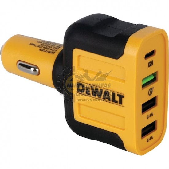 CARGADOR MOVIL USB PD DE 4 PUERTOS DEWALT DXMA1419009