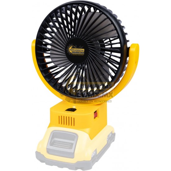 VENTILADOR PERSONAL COMPATIBLE CON LAS BATERIAS 20V (BATERIA NO INCLUIDA) DW-08